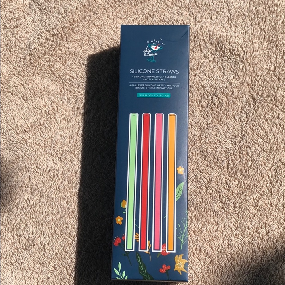 Silicone straws